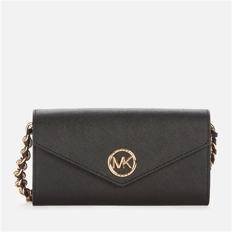 michael kors carmen large chain wallet|Wallets for Women .